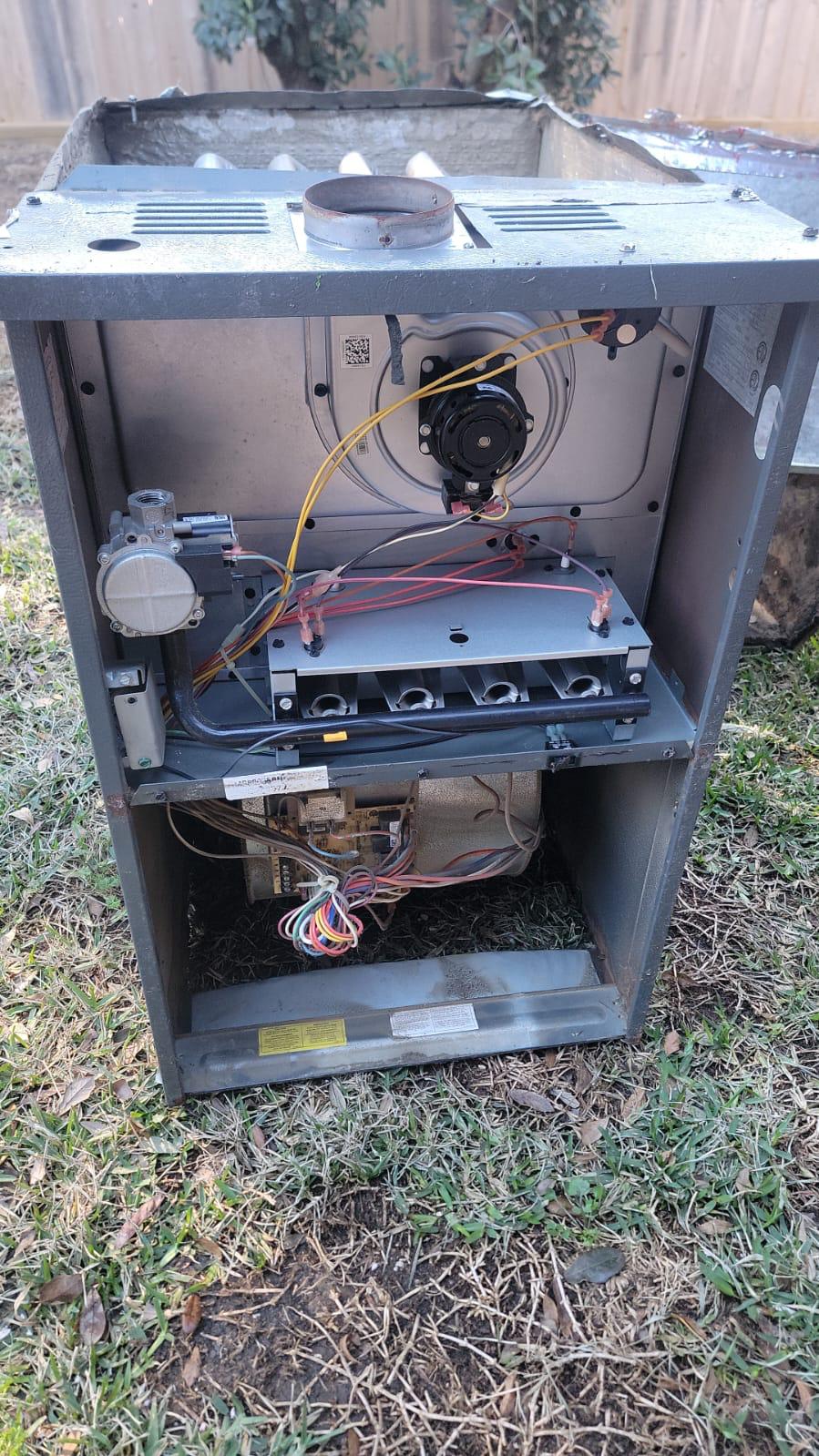 AC Units - open gas furnace unit repair